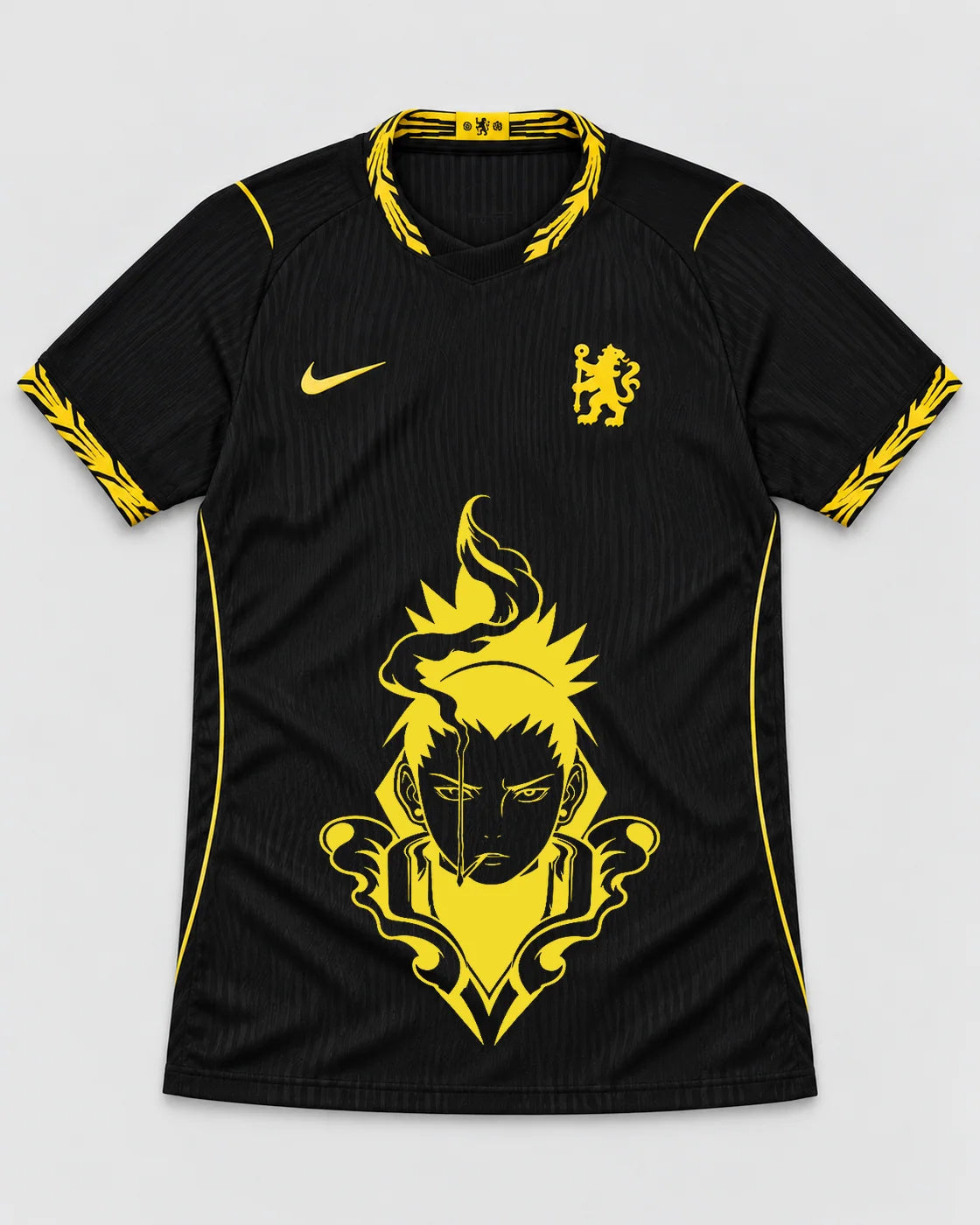 Chelsea Black Shikamaru Shadow Mind Jersey — Front