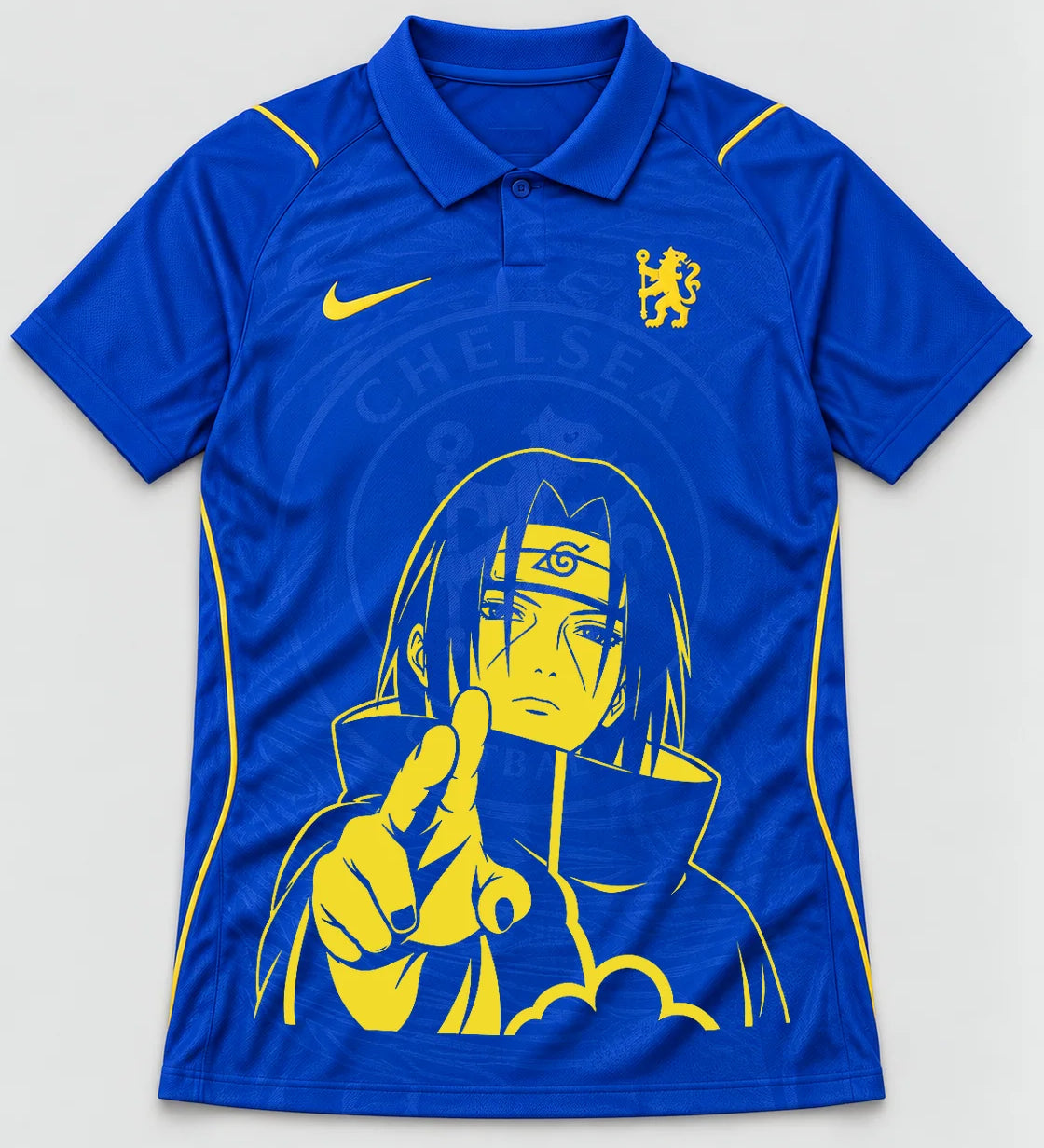 Chelsea Blue Itachi Silent Promise Jersey — Front