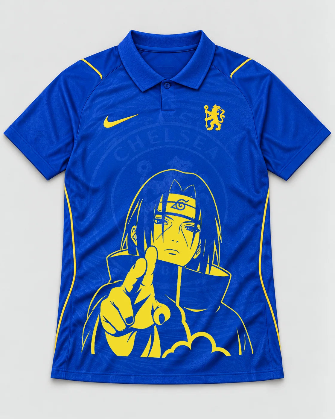 Chelsea Blue Itachi Silent Promise Jersey — Front