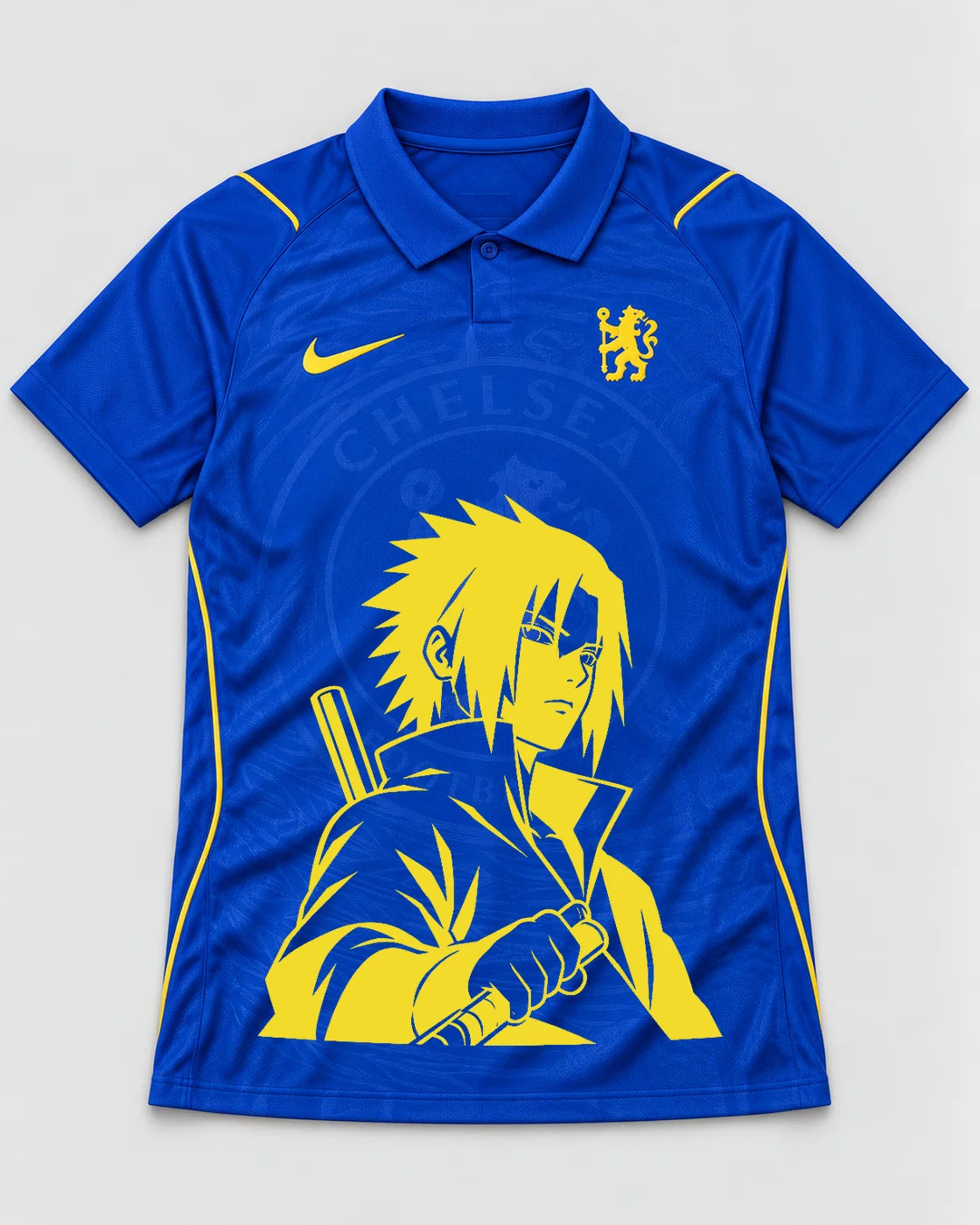 Chelsea Blue Sasuke Last Uchiha Jersey — Front