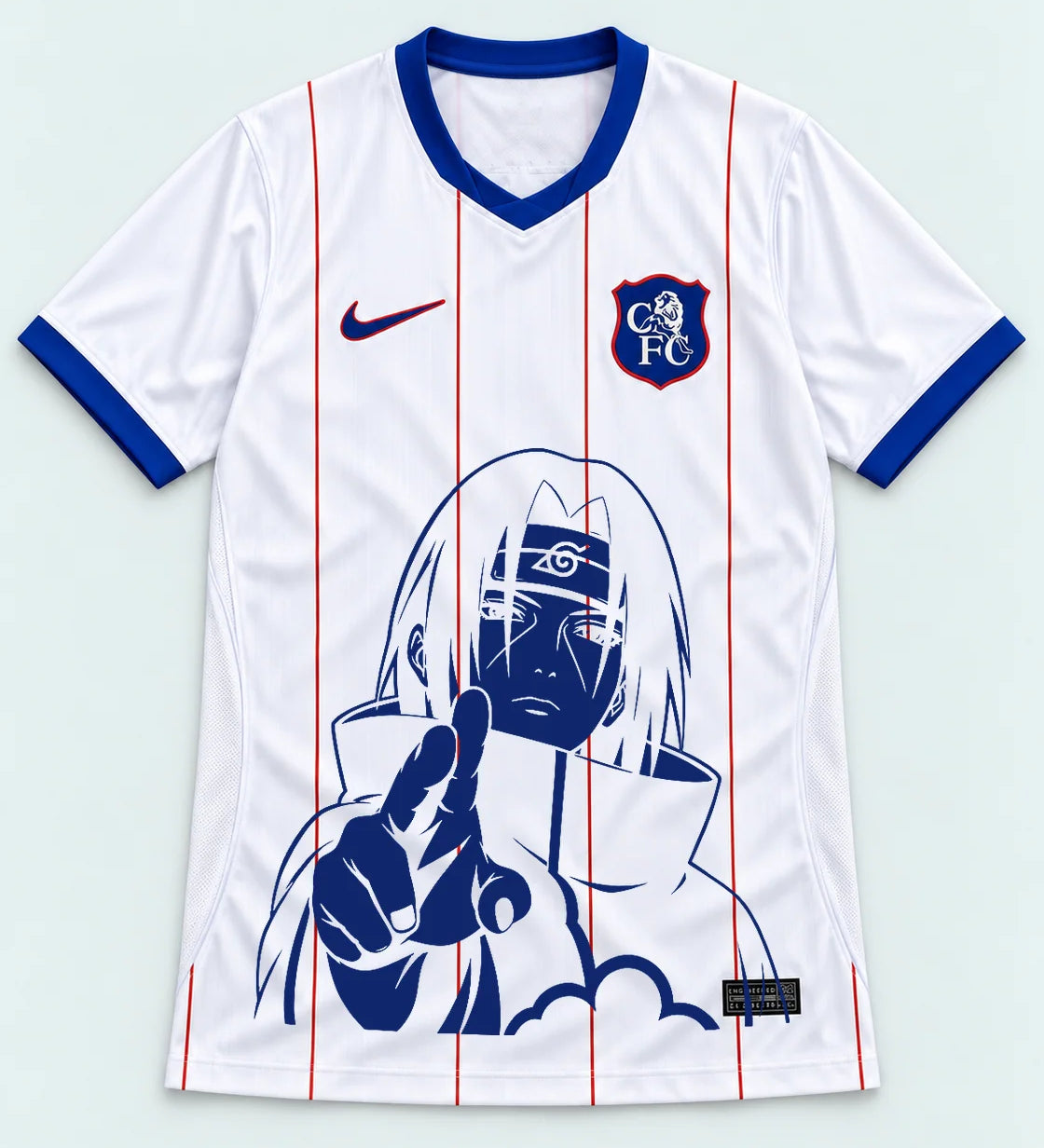 Chelsea White Itachi Silent Promise Jersey — Front