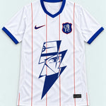 Chelsea White Kakashi Lightning Eye Jersey — Front