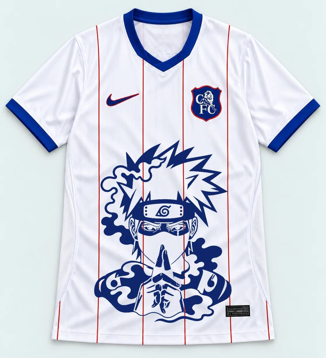 Chelsea White Kakashi Silent Jutsu Jersey — Front