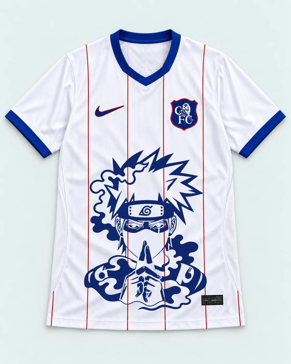Chelsea White Kakashi Silent Jutsu Jersey — Front