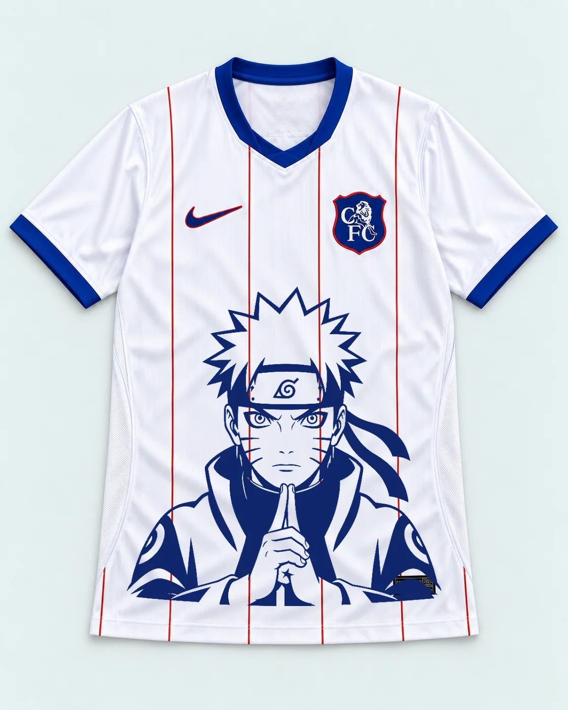 Chelsea White Naruto Sage Resolve Jersey — Front