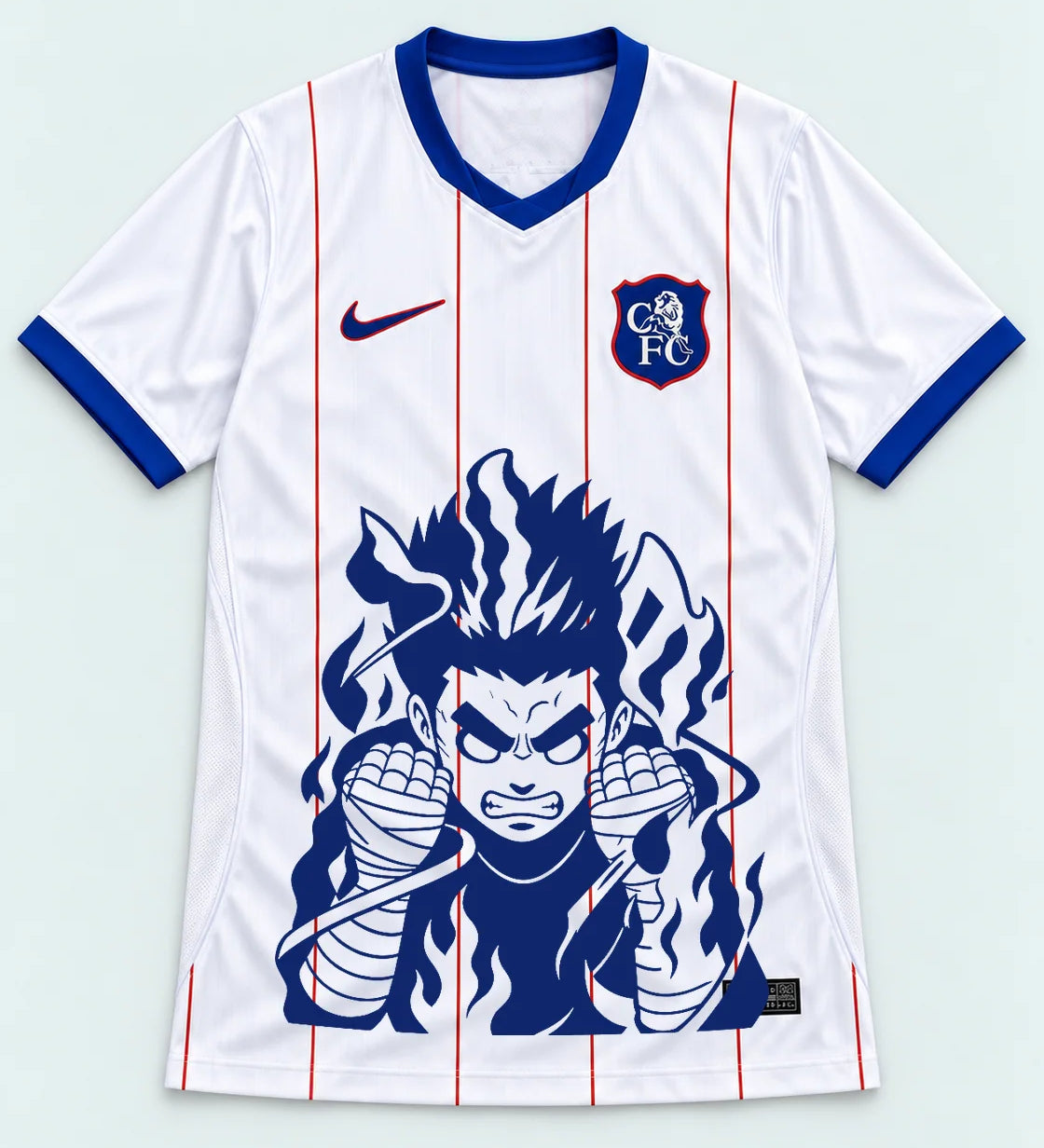 Chelsea White Rock Lee Inner Flame Jersey — Front