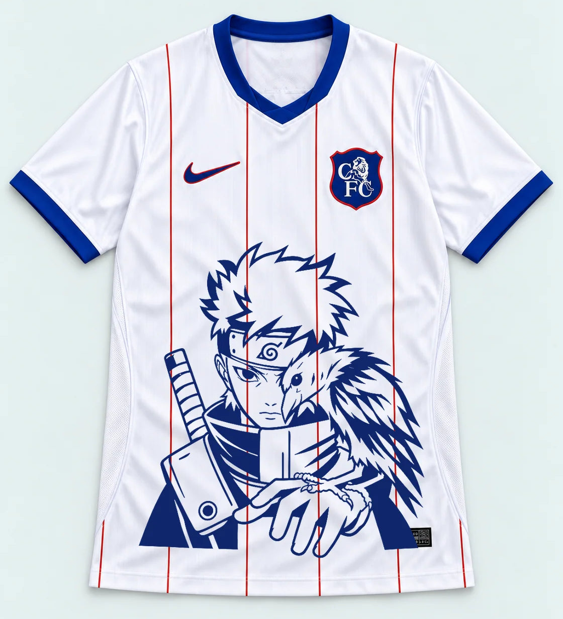 Chelsea White Shisui Raven Oath Jersey — Front