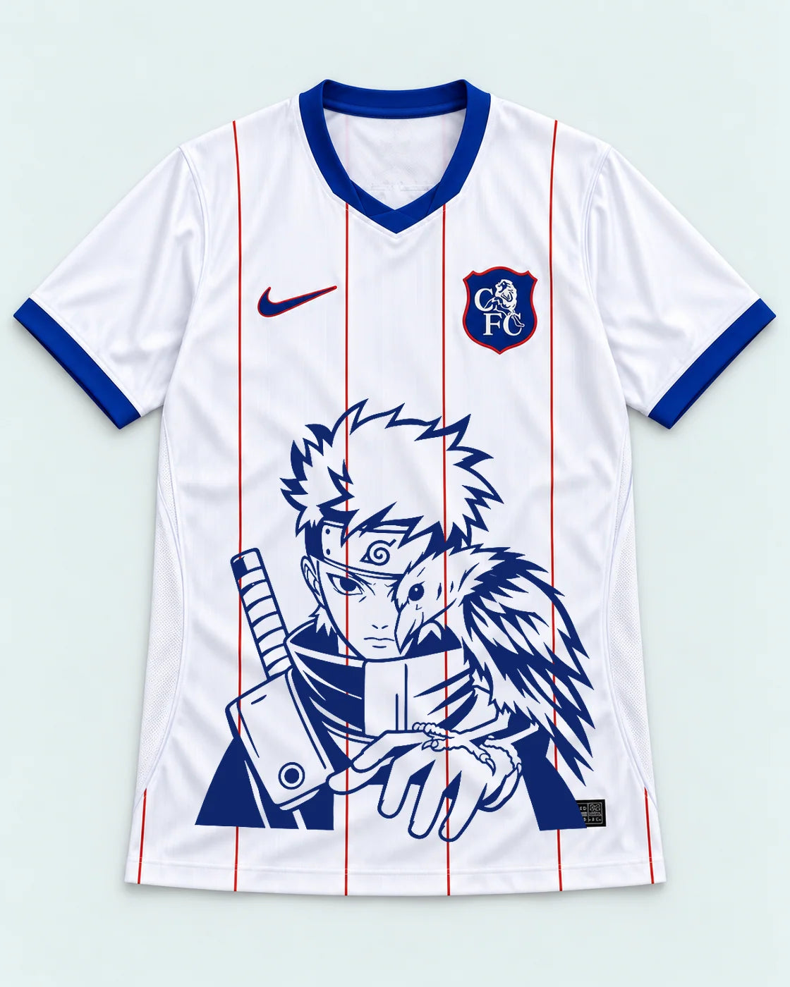 Chelsea White Shisui Raven Oath Jersey — Front
