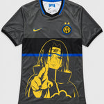 Inter Milan Gray Itachi Silent Promise Jersey — Front