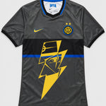 Inter Milan Gray Kakashi Lightning Eye Jersey — Front