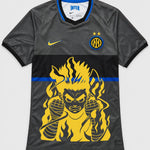 Inter Milan Gray Rock Lee Inner Flame Jersey — Front