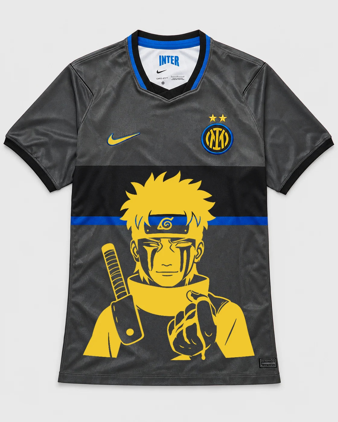 Inter Milan Gray Shisui Last Promise Jersey — Front