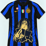 Inter Milan Striped Itachi Silent Promise Jersey — Front