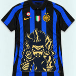 Inter Milan Striped Rock Lee Inner Flame Jersey — Front