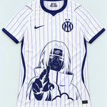 Inter Milan White Itachi Silent Promise Jersey — Front