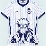 Inter Milan White Naruto Sage Resolve Jersey — Front