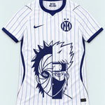 Inter Milan White Obito Kakashi Shared Destiny Jersey — Front
