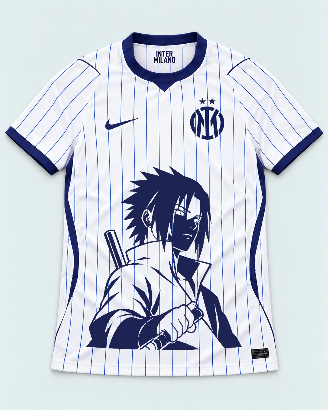 Inter Milan White Sasuke Last Uchiha Jersey — Front