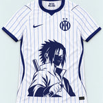 Inter Milan White Sasuke Last Uchiha Jersey — Front