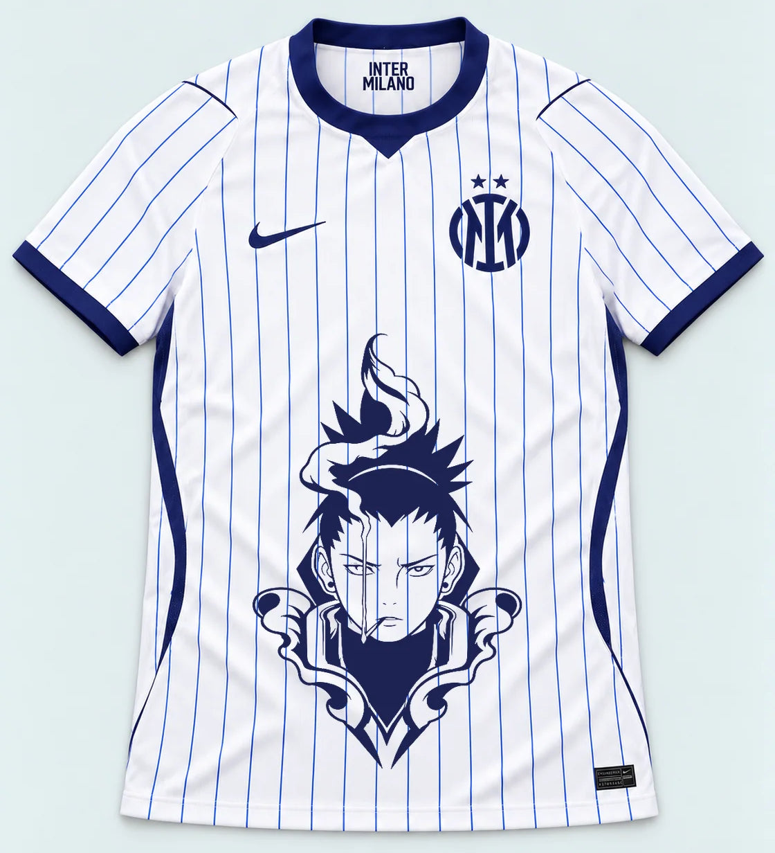 Inter Milan White Shikamaru Shadow Mind Jersey — Front