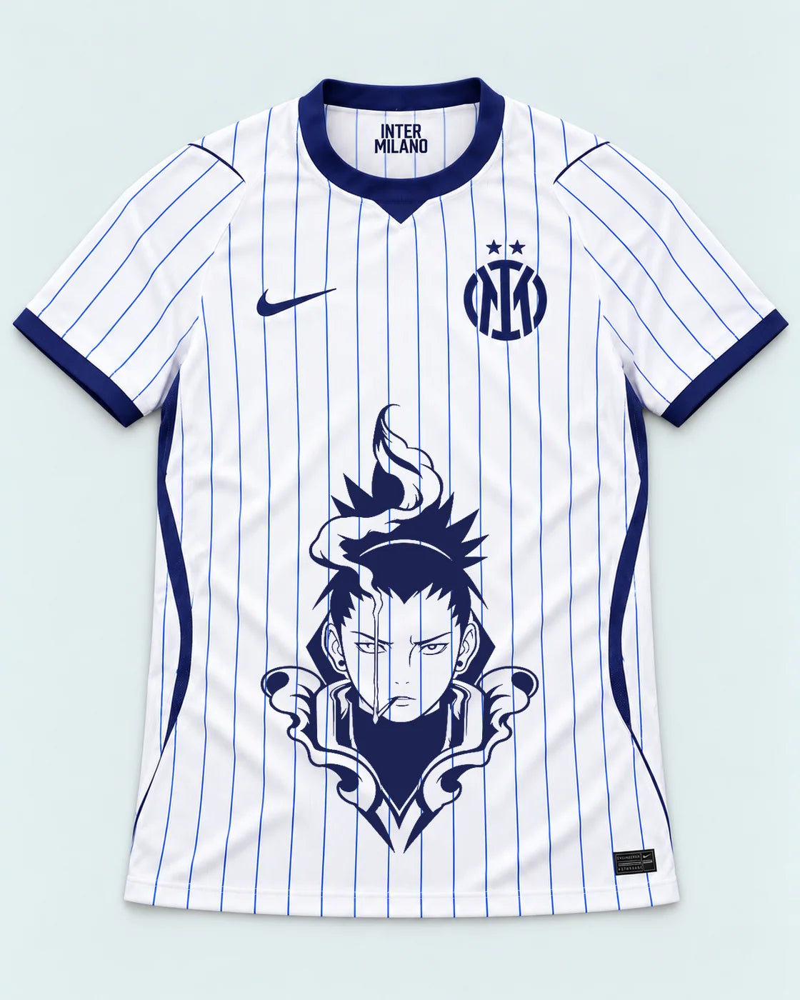 Inter Milan White Shikamaru Shadow Mind Jersey — Front