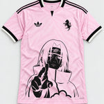 Juventus Pink Itachi Silent Promise Jersey — Front