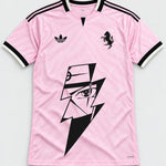 Juventus Pink Kakashi Lightning Eye Jersey — Front
