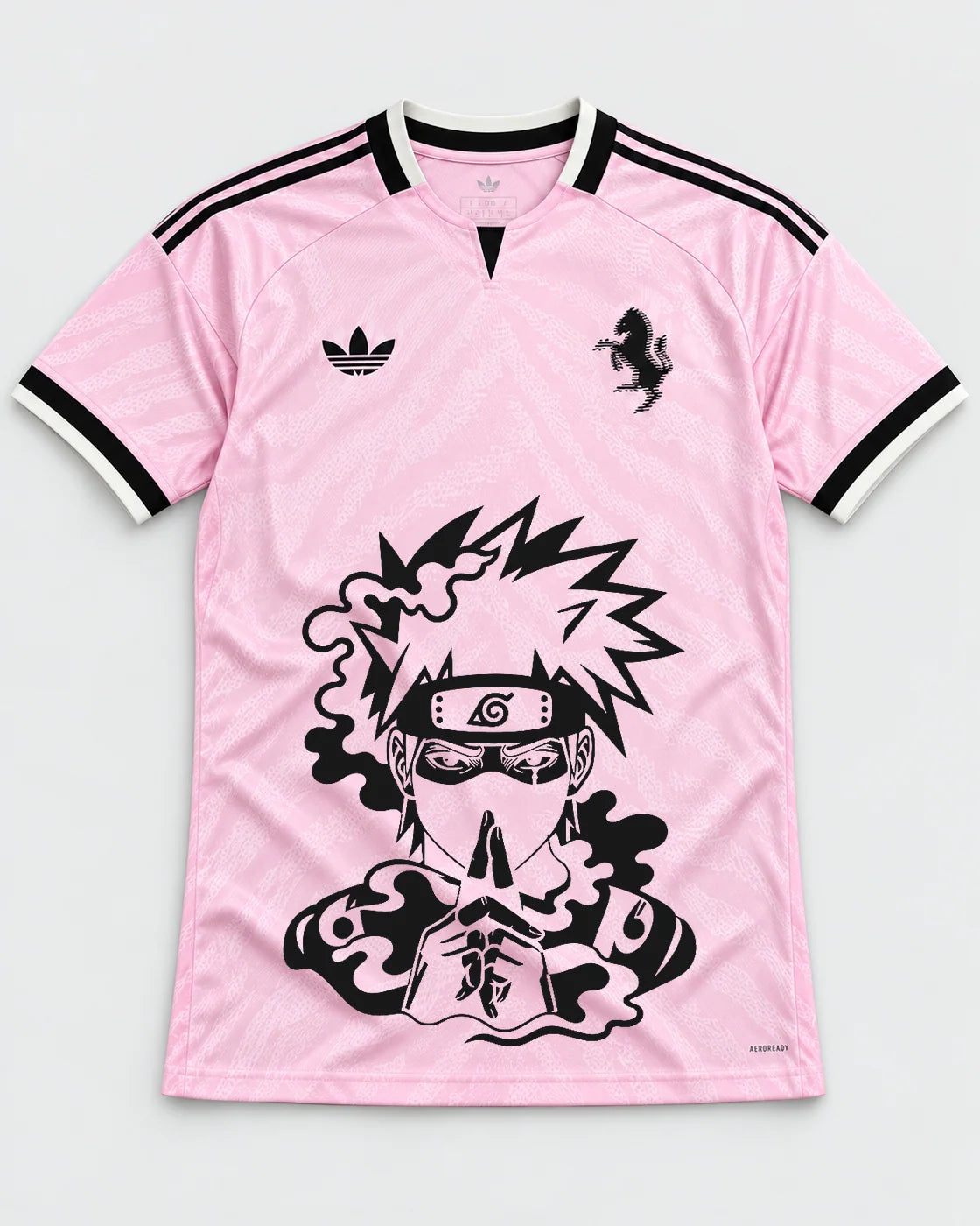 Juventus Pink Kakashi Silent Jutsu Jersey — Front
