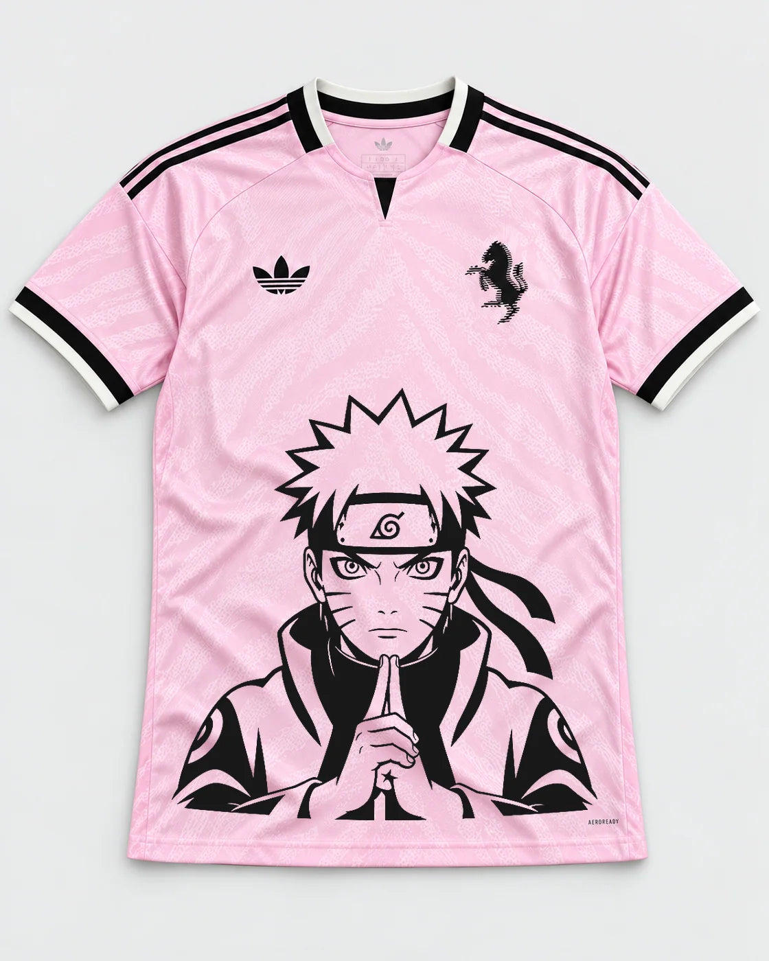 Juventus Pink Naruto Sage Resolve Jersey — Front