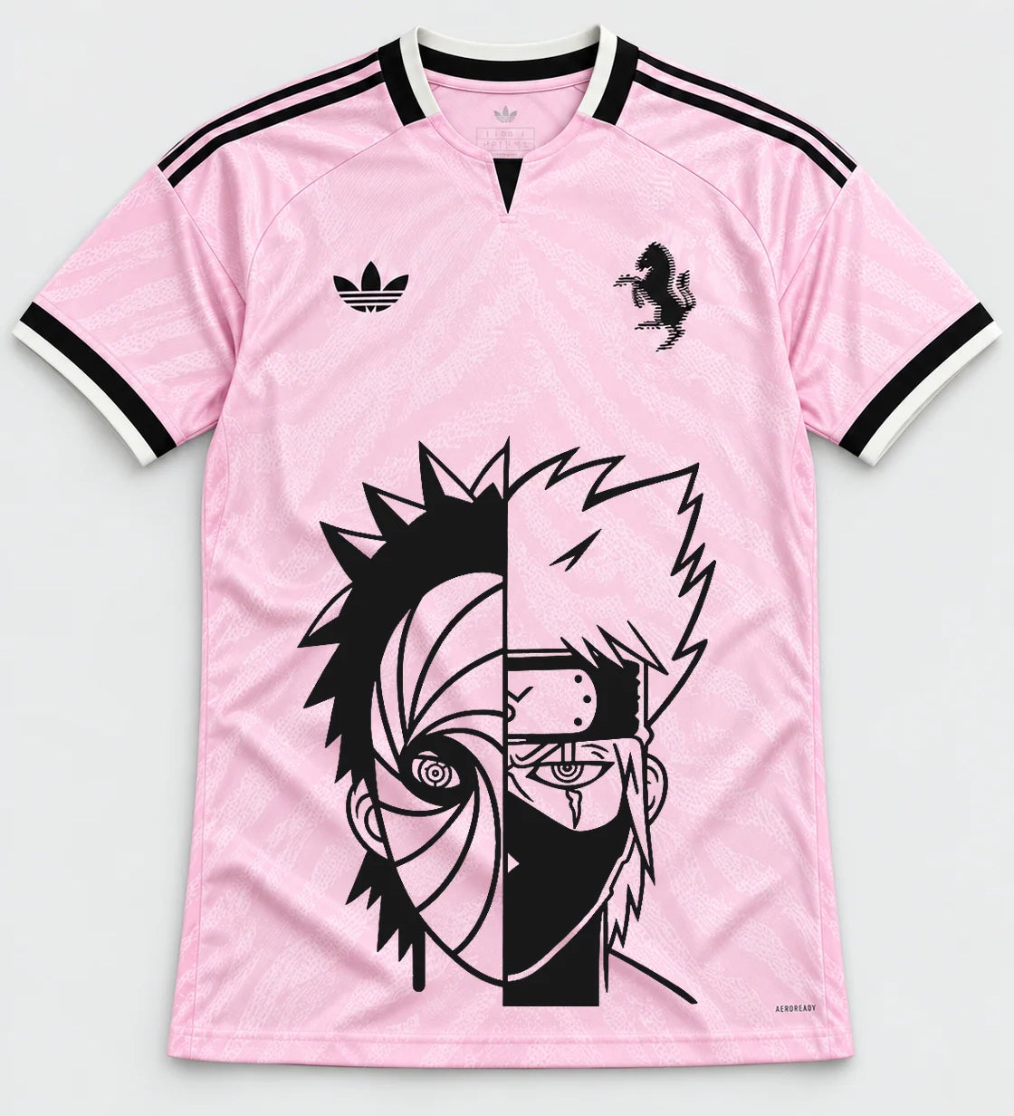 Juventus Pink Obito Kakashi Shared Destiny Jersey — Front