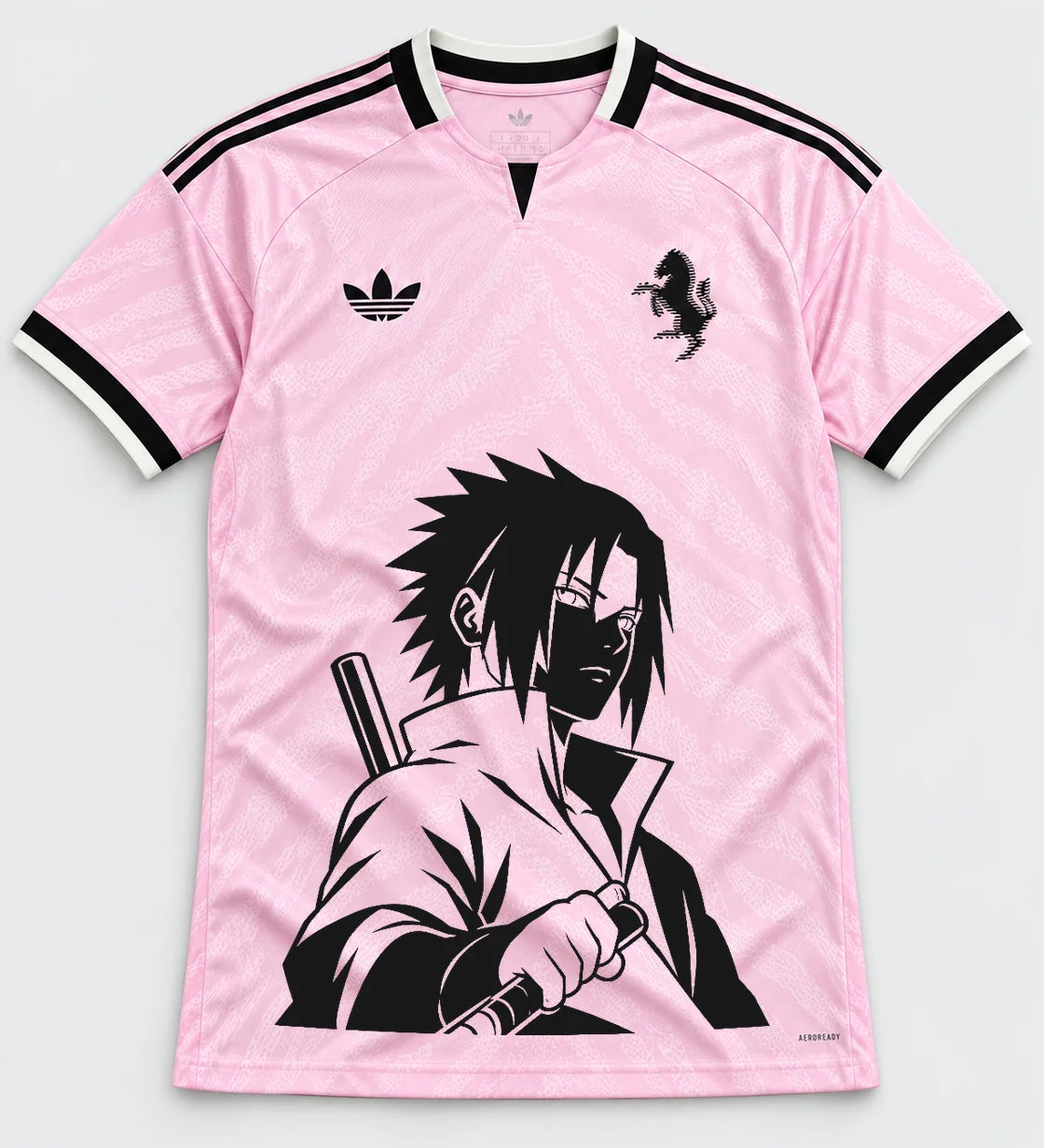 Juventus Pink Sasuke Last Uchiha Jersey — Front