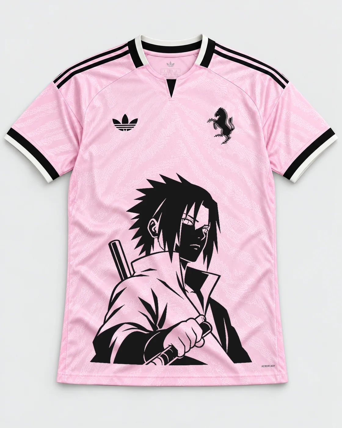 Juventus Pink Sasuke Last Uchiha Jersey — Front