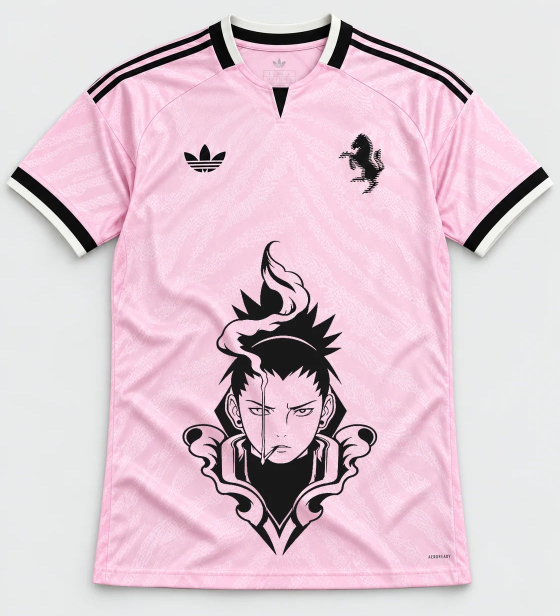 Juventus Pink Shikamaru Shadow Mind Jersey — Front