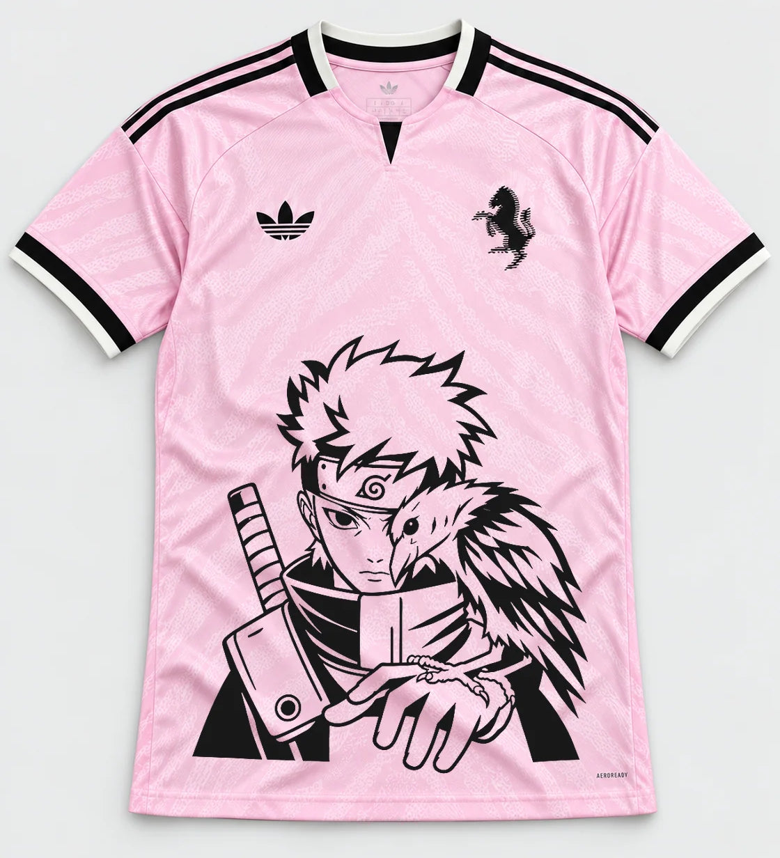 Juventus Pink Shisui Raven Oath Jersey — Front