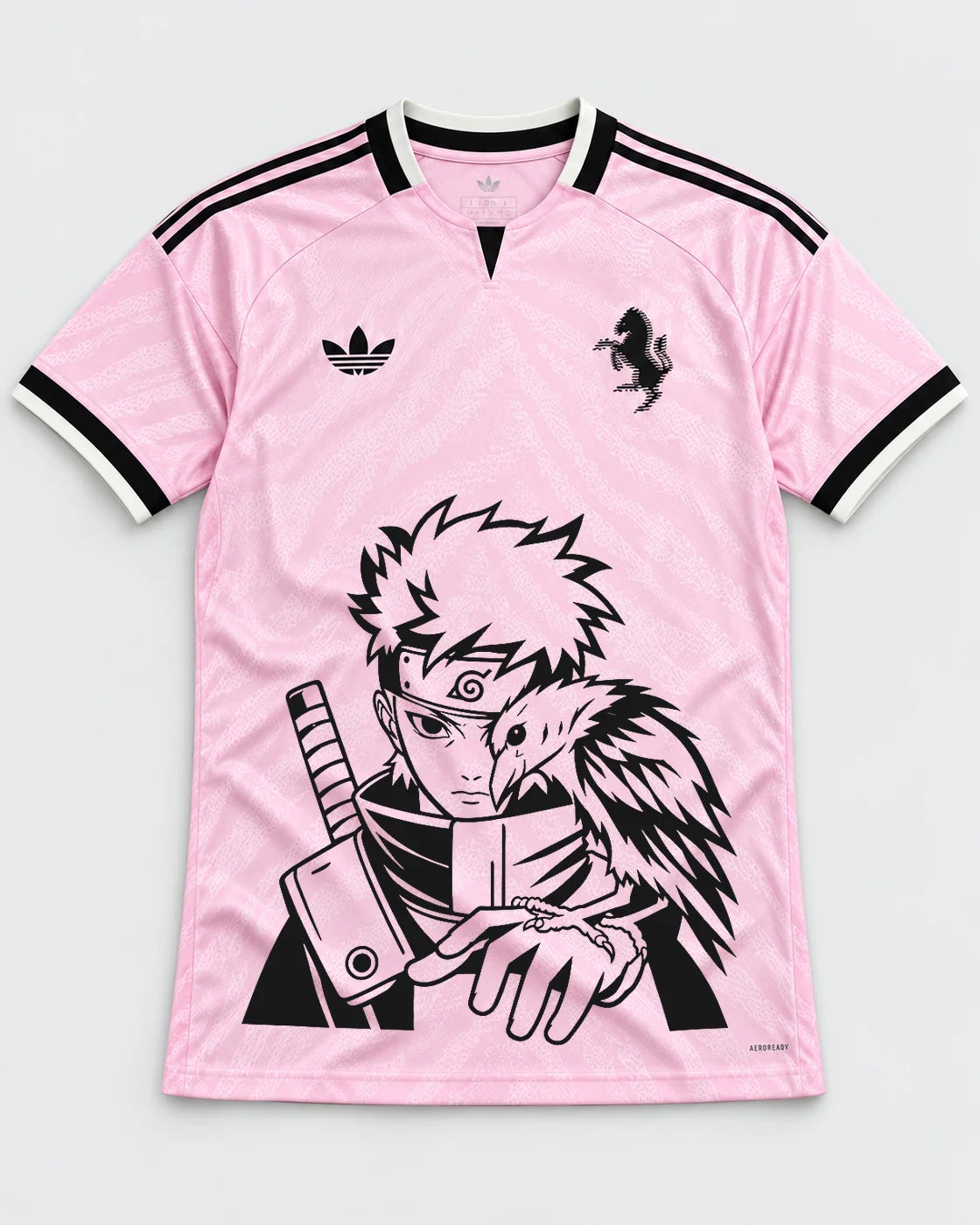 Juventus Pink Shisui Raven Oath Jersey — Front