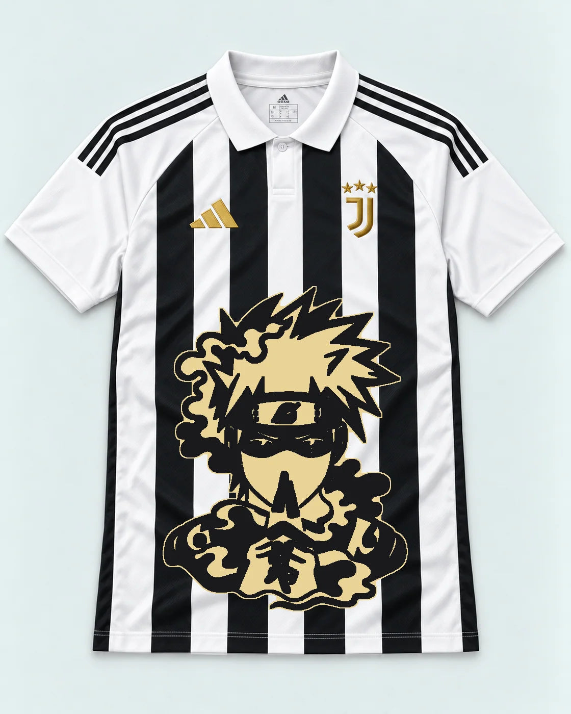 Juventus Striped Kakashi Silent Jutsu Jersey — Front