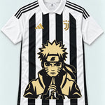 Juventus Striped Naruto Sage Resolve Jersey — Front