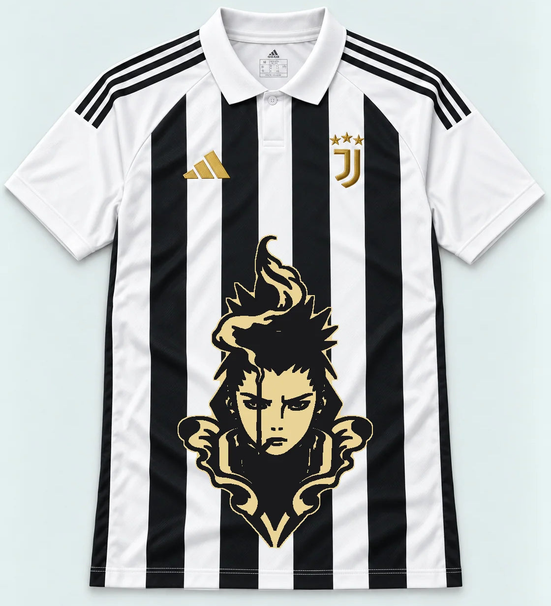 Juventus Striped Shikamaru Shadow Mind Jersey — Front