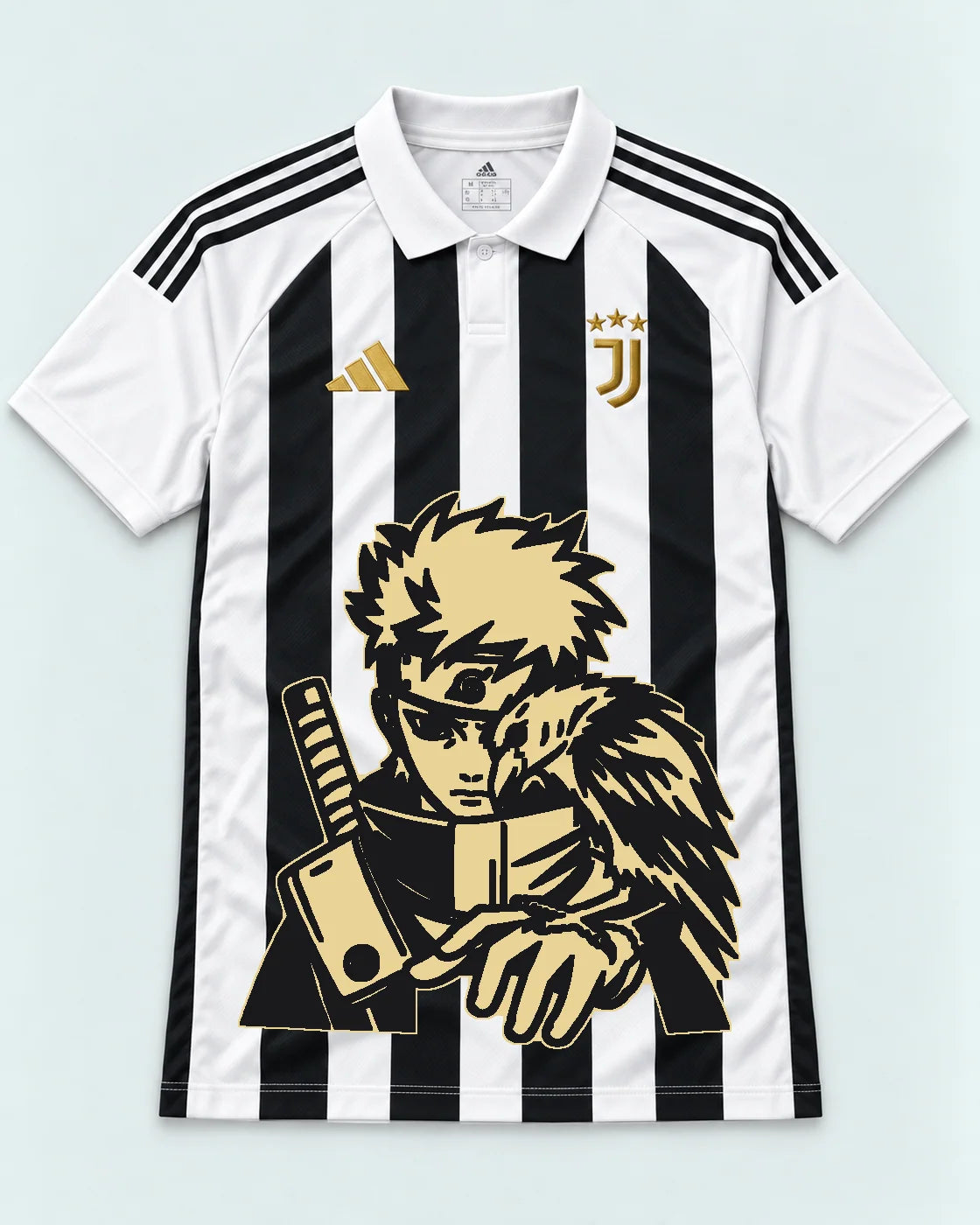 Juventus Striped Shisui Raven Oath Jersey — Front