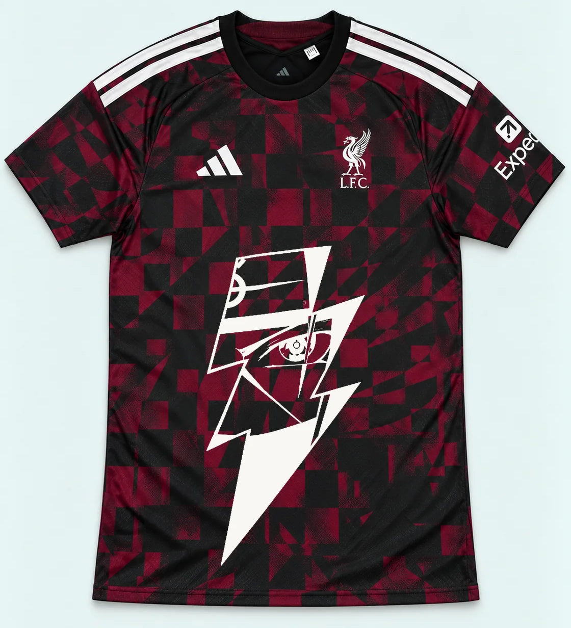 Liverpool Dark Kakashi Lightning Eye Jersey — Front
