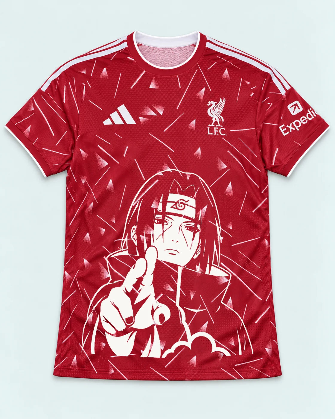 Liverpool Red Itachi Silent Promise Jersey — Front