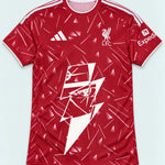 Liverpool Red Kakashi Lightning Eye Jersey — Front