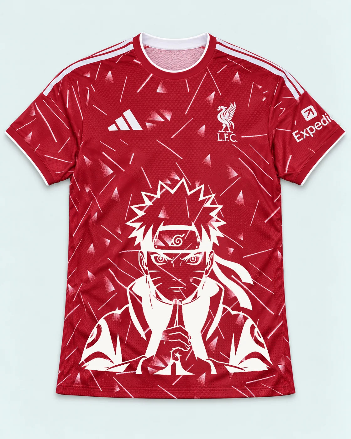Liverpool Red Naruto Sage Resolve Jersey — Front