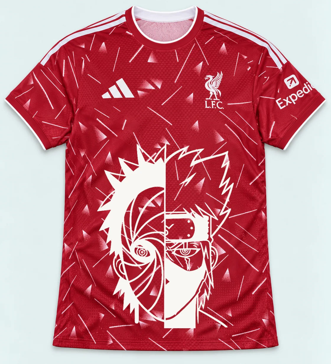 Liverpool Red Obito Kakashi Shared Destiny Jersey — Front