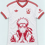 Liverpool White Naruto Sage Resolve Jersey — Front