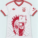 Liverpool White Obito Kakashi Shared Destiny Jersey — Front