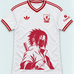 Liverpool White Sasuke Last Uchiha Jersey — Front