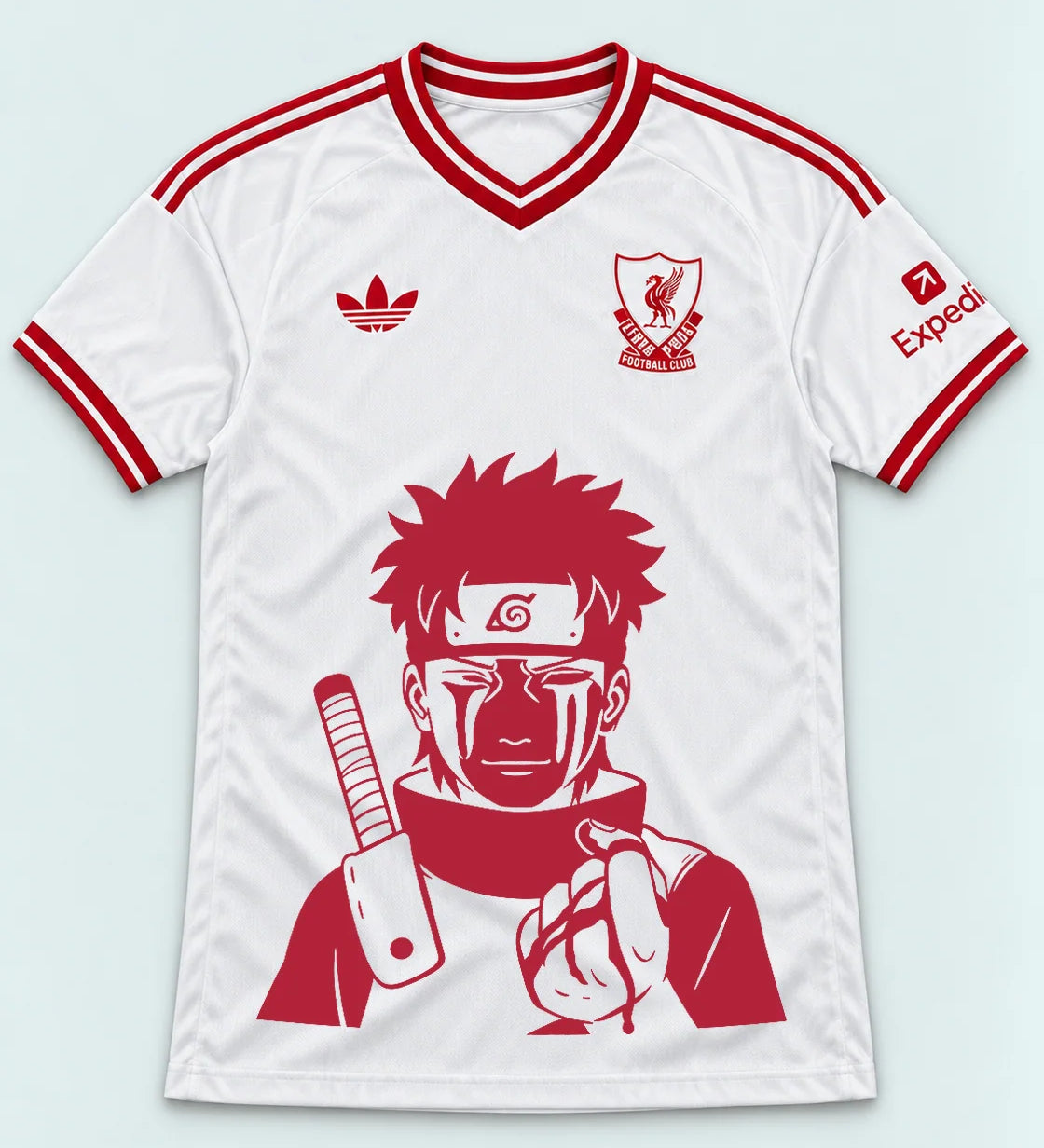 Liverpool White Shisui Last Promise Jersey — Front
