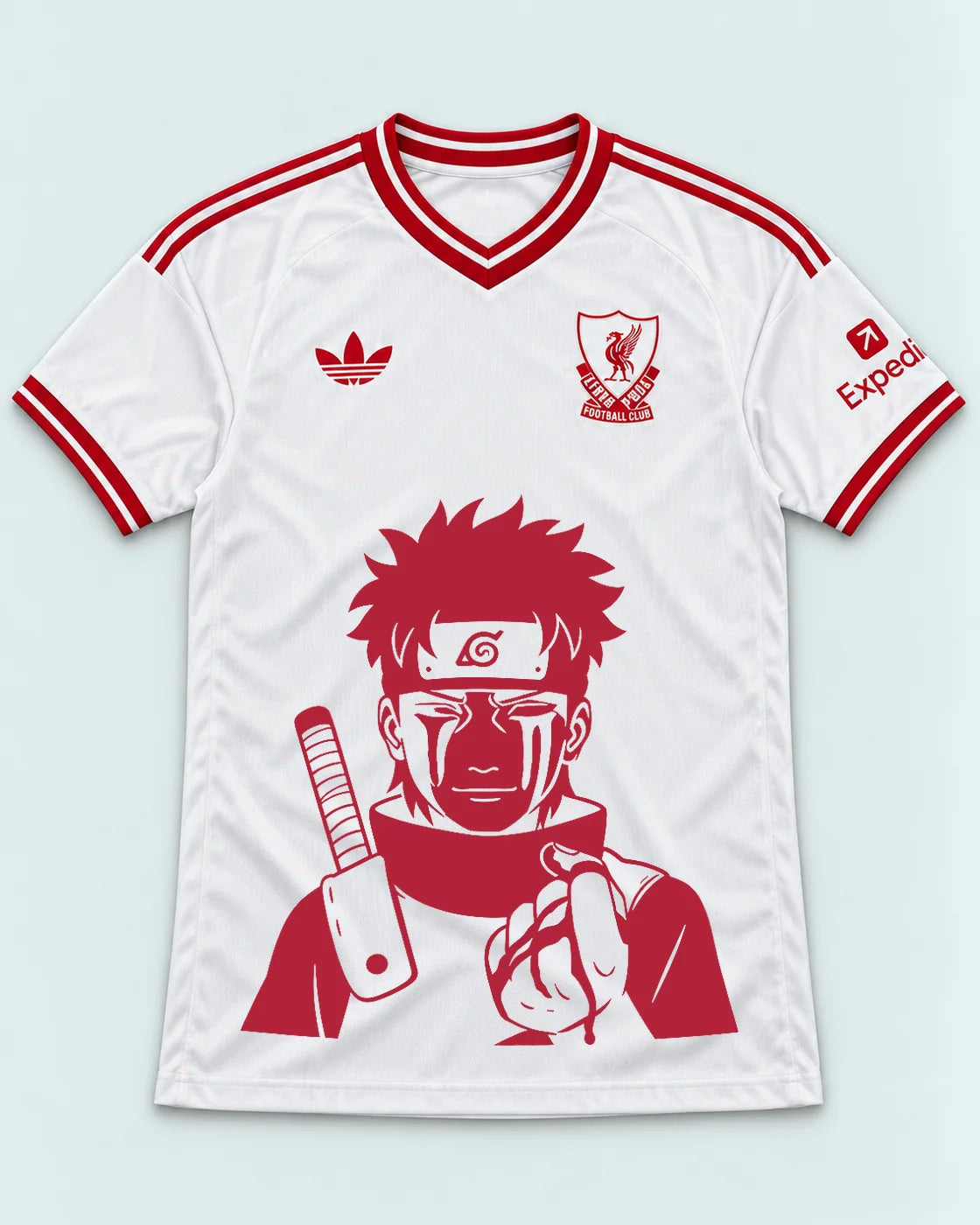 Liverpool White Shisui Last Promise Jersey — Front