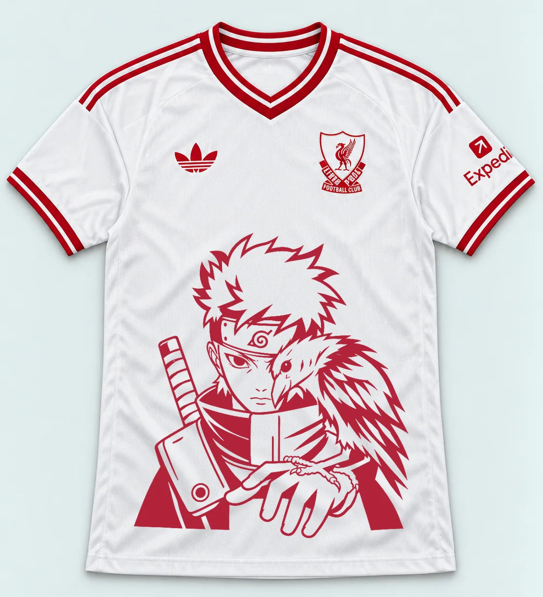 Liverpool White Shisui Raven Oath Jersey — Front